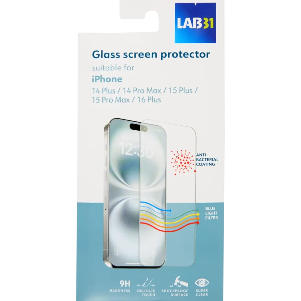 Protection d’écran pour smartphone Lab31 Apple Transparant | Action FR
