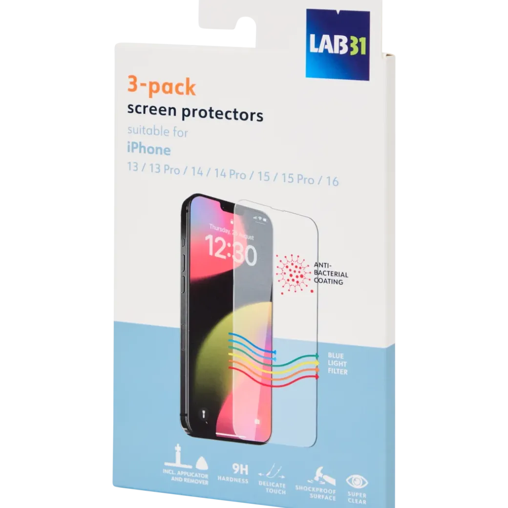 Protections d'écran Lab31 Apple Transparant | Action FR