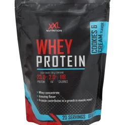 Protéines de lactosérum en poudre XXL Nutrition Cookies & Cream | Action FR