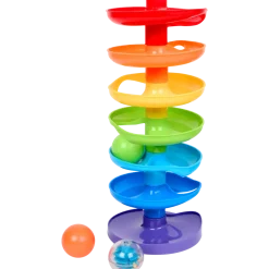 Rampe à balles éducative multicolore Playgo | Action FR