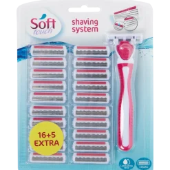 Rasoir avec recharges Soft Touch | Action FR