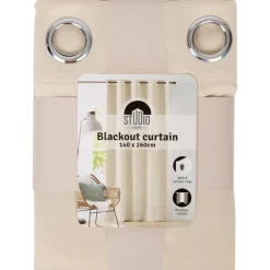 Rideau occultant prêt-à-poser Studio Home Polyester | Action FR