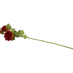 Rose artificielle sur tige | Action FR