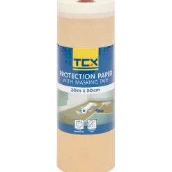 Ruban de masquage avec papier TCX | Action FR
