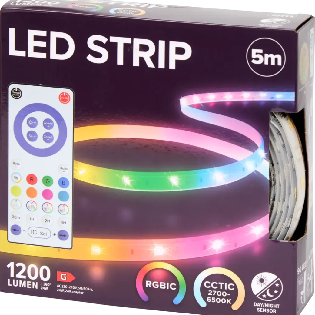 Ruban LED Eurodomest 24 watt 1200 lm | Action FR