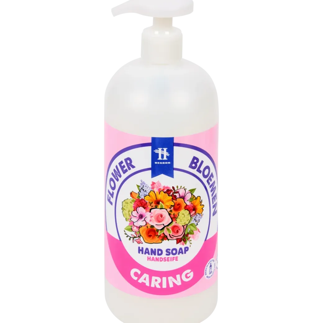 Savon pour les mains Hegron fleurs 1 litre | Action FR