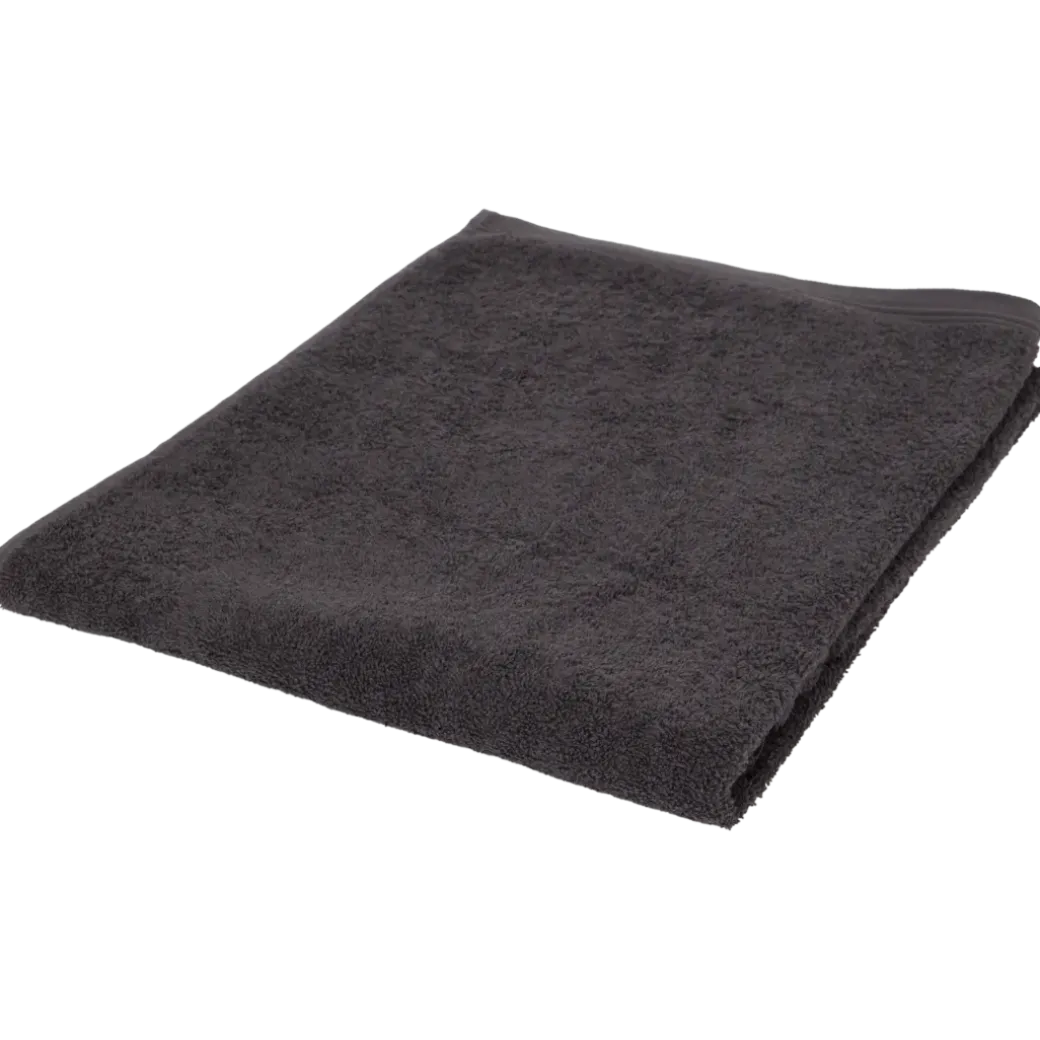 Serviette Hotel Royal Anthracite 70 x 140 cm Gris | Action FR