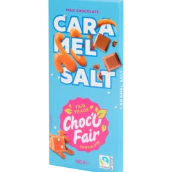 Tablette de chocolat Choc-O-Fair Caramel beurre salé | Action FR