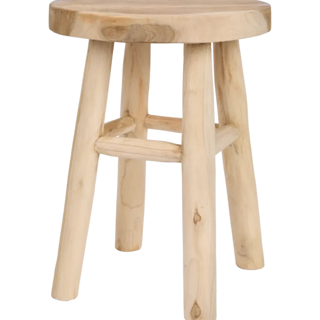 Tabouret en teck | Action FR
