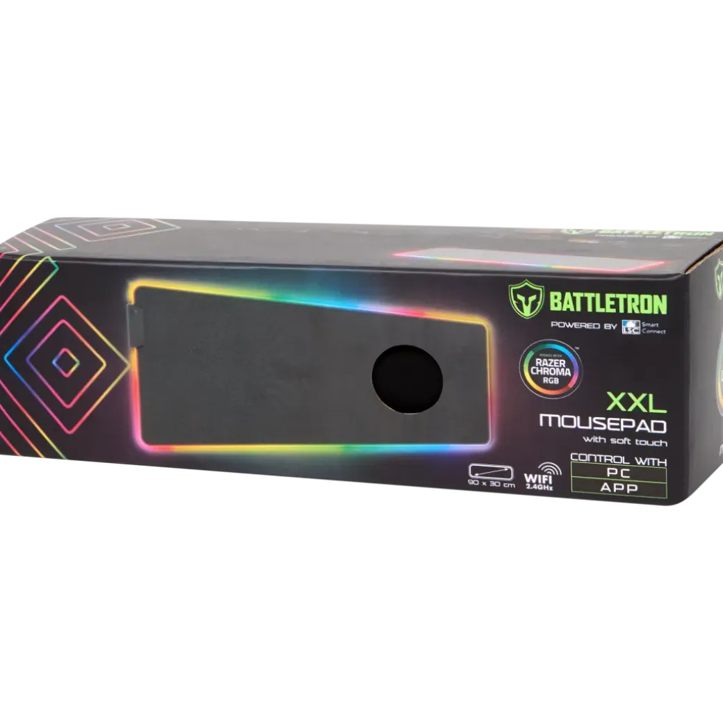 Tapis de souris de gaming XXL LSC Battletron Razer Chroma | Action FR