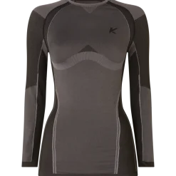 T-shirt de sport thermique Kaytan Femme Noir | Action FR