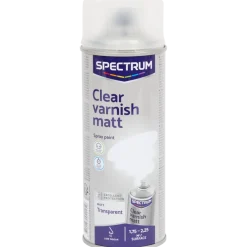 Vernis incolore en aérosol Spectrum Transparent Transparant 400 ml | Action FR